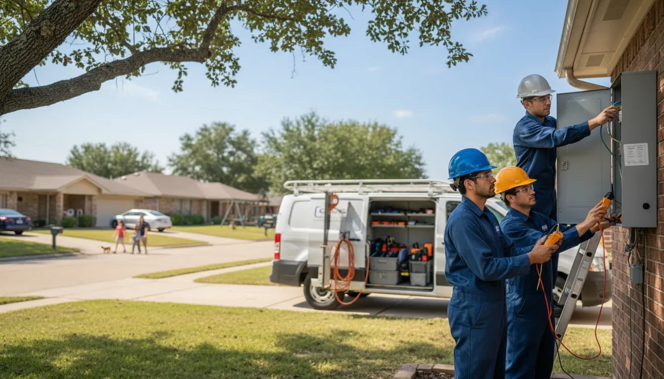 Certified electrician providing emergency electrical services in Hildebran, NC